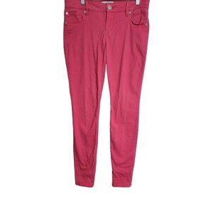 Express Sz 6R Jeans Pink Skinny Cotton Blend